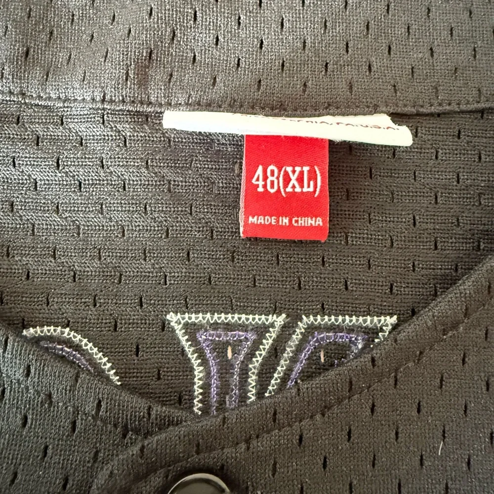 Mitchell & Ness Black Button-Up Jersey- Arizona Diamond Backs - Randy Johnson - Picture 5 of 5